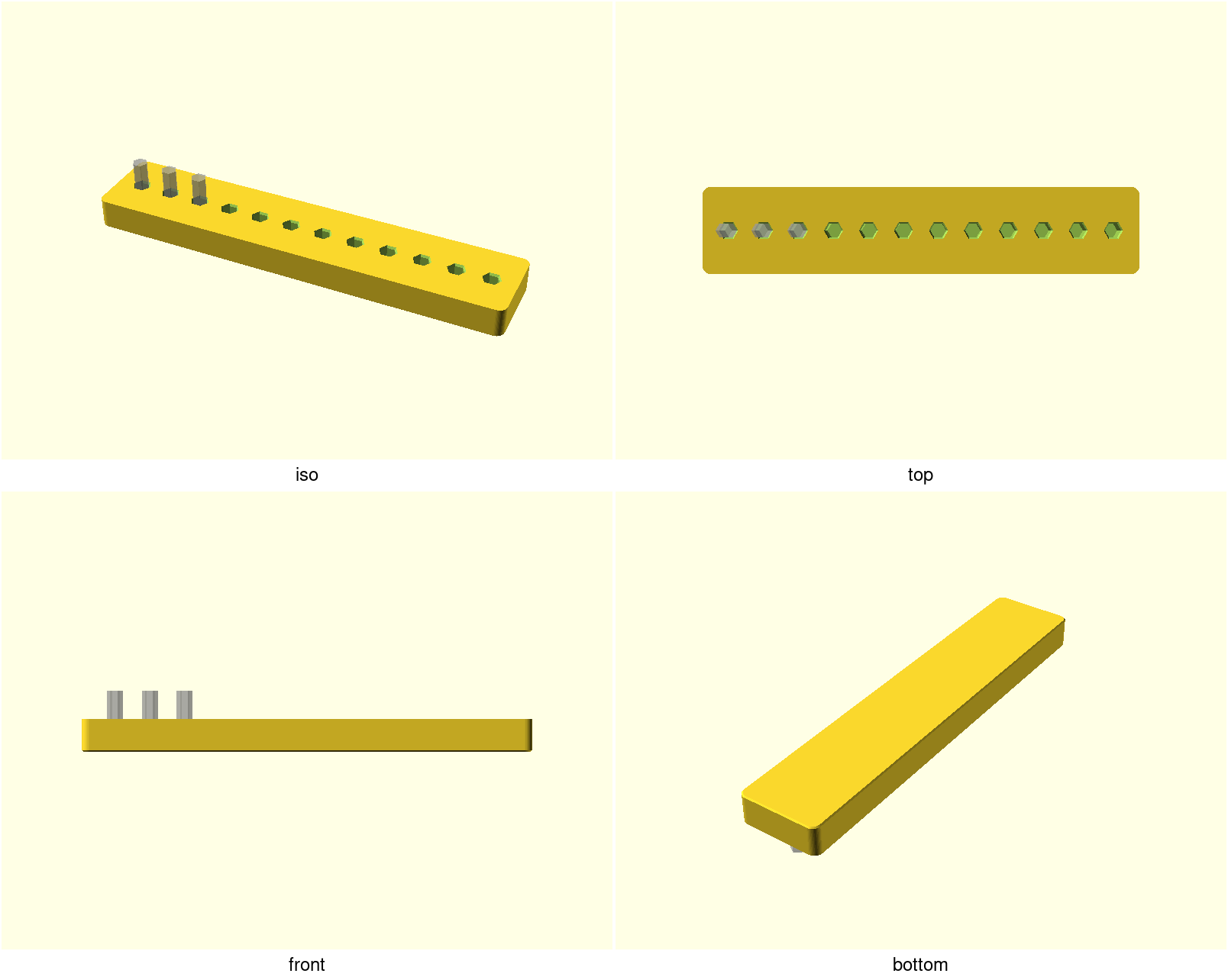 hex-bit-rail preview