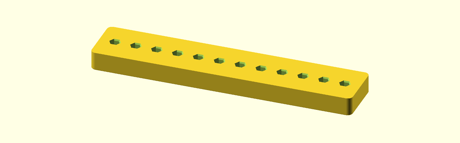The short rail, 3/4 view