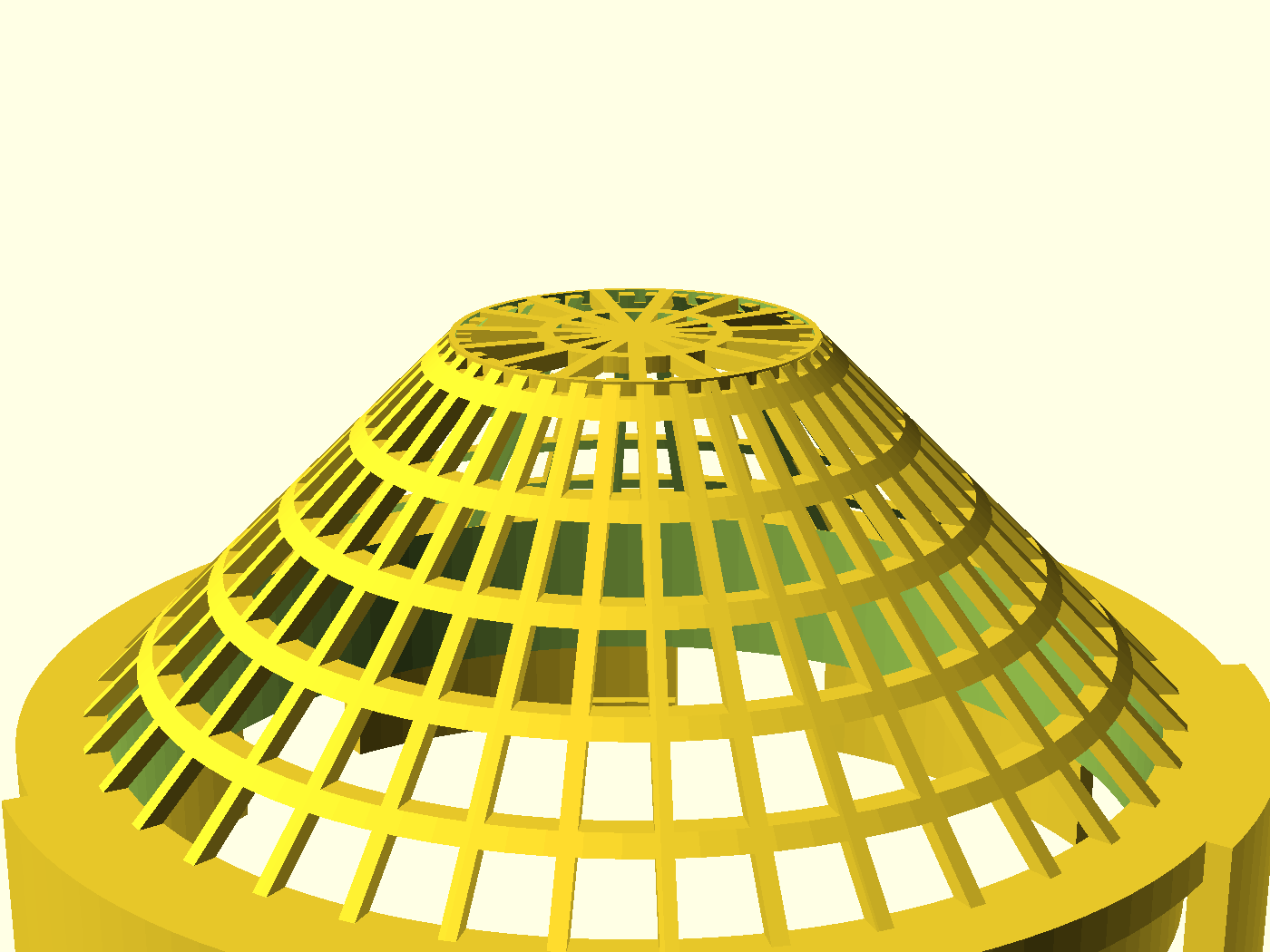 Rim cells at print scale: 1.2 mm strands and the ≤6 mm openings